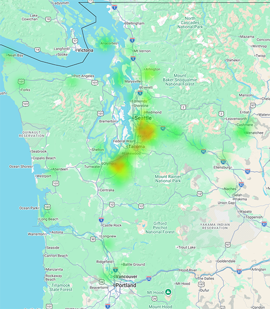 Service Area Map